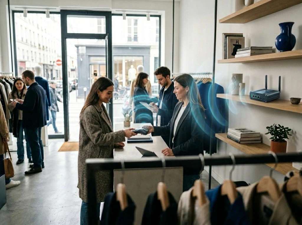 Connexion caisses iPad et TPE pour pop-up store