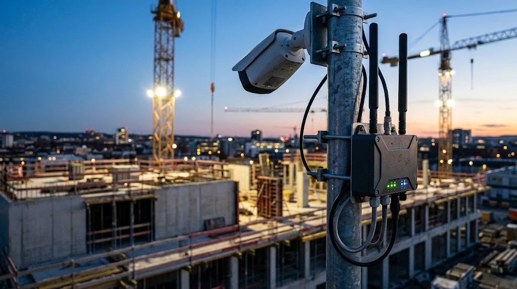 Vidéosurveillance de Chantier par Routeur 4G/5G : Le Guide Complet pour Connecter Caméras IP et Télésurveillance Sans Fibre Optique